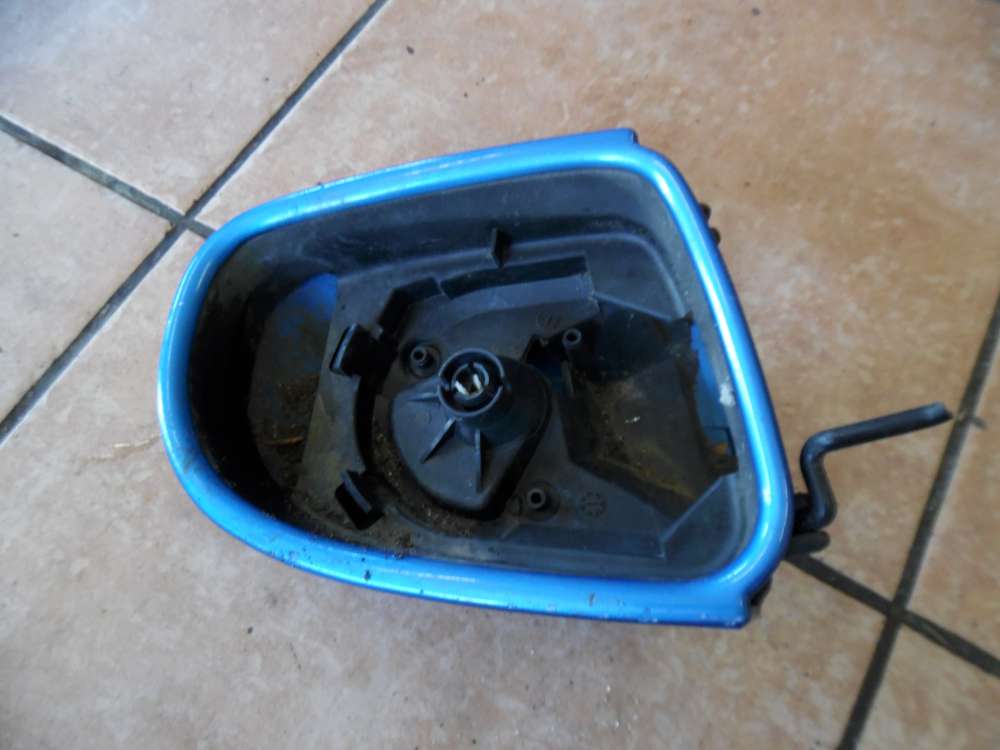 Opel Corsa B Abdeckung für Außenspiegel Rechts blau 0117437