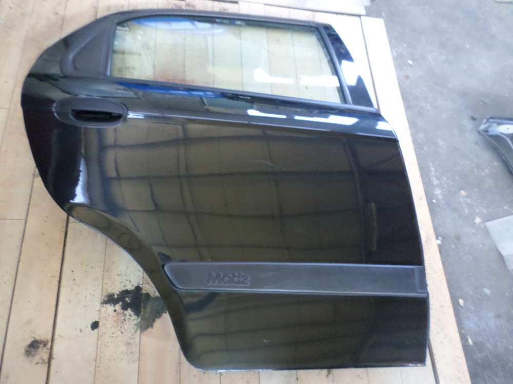 Chevrolet Matiz Bj 2007 Tür Hinten Rechts Original Farbcode:87U Schwarz