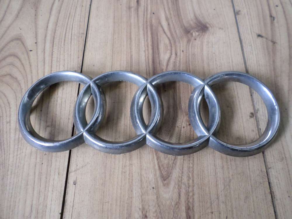 Audi A4 Bj 98 Grillemblem in Chrom Audiringe Kühleremblem Kühlergrillemblem
