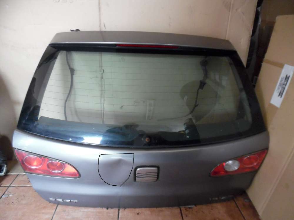 Seat Ibiza 6L 3-T?rer Heckklappe Kofferraumklappe grau : LS7U