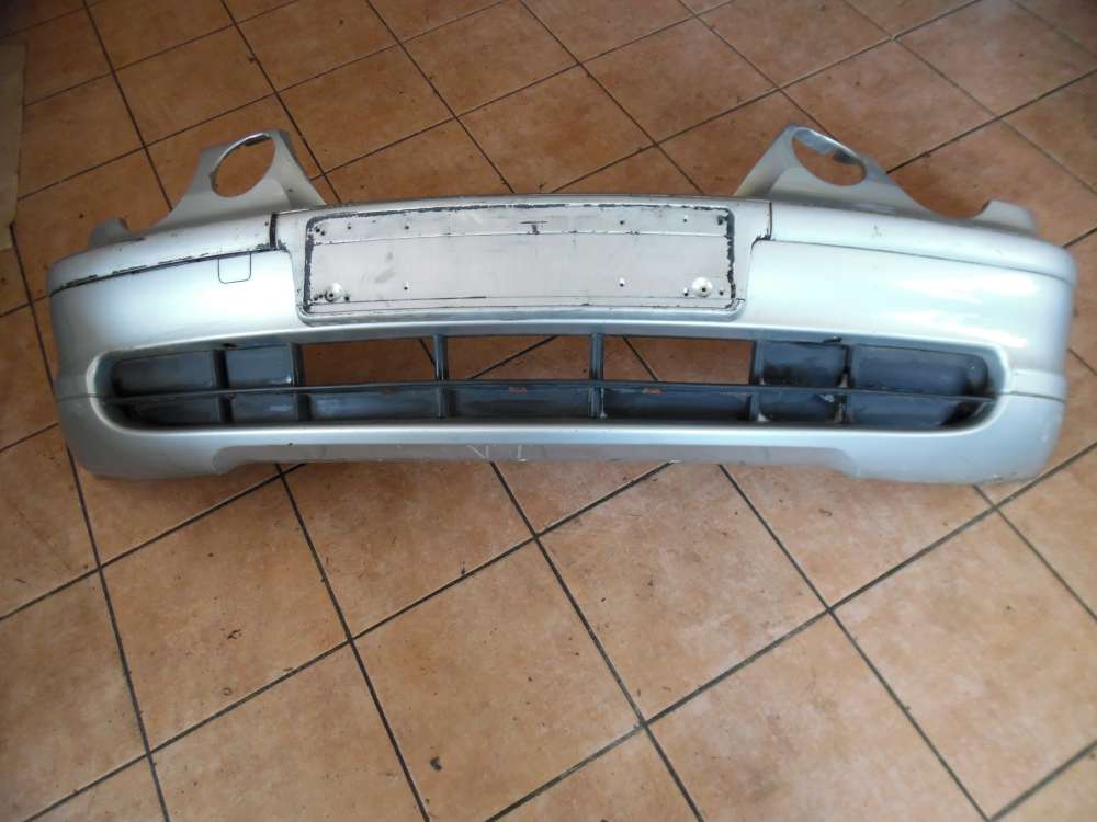 Bmw E46 316i 3-Türer Stoßstange mit Stoßstangehalter und Signalhorn Vorne 8252780 grau