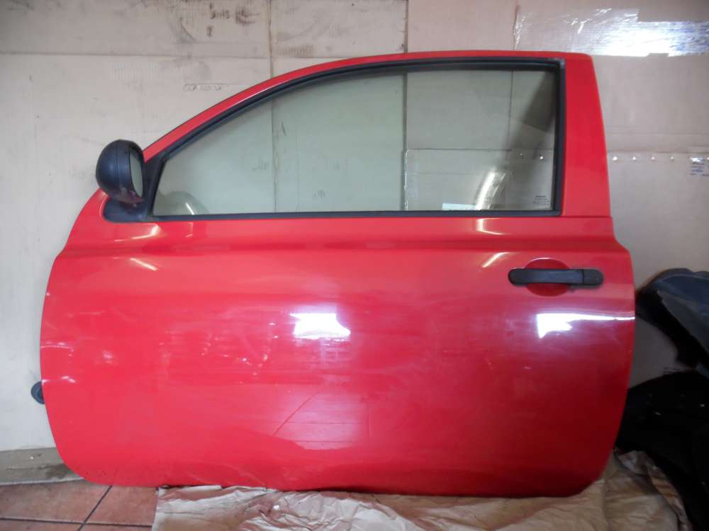 Nissan Micra K12 3-Türer Tür Vorne Links Rot