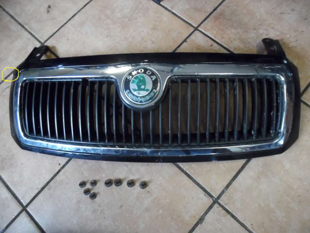 Skoda Fabia 6Y Kombi Kühlergrill 6Y0853668 Schwarz : 9910