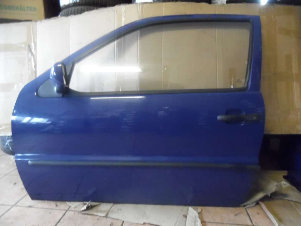 VW Polo 6N 3-Türer Tür Vorne Links Blau : LD5D