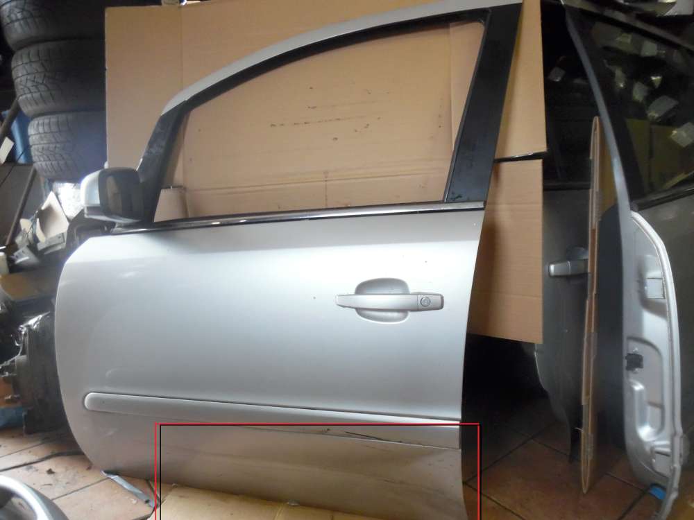 Opel Zafira B Tür Vorne Links Starsilber : Z157