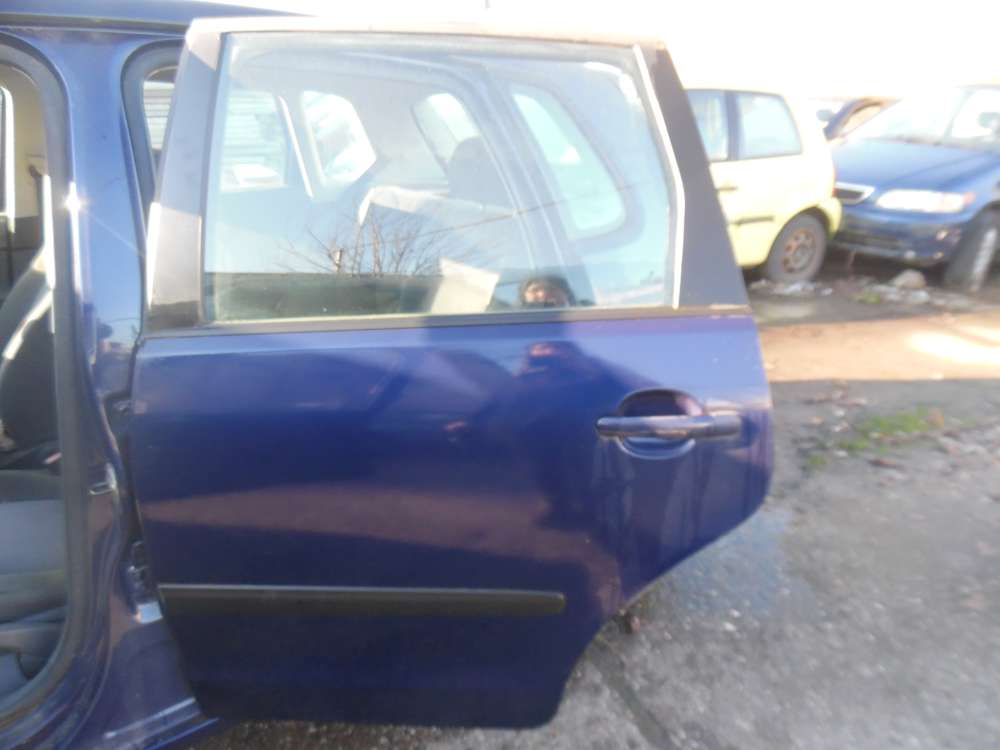 VW Polo 9N 5-Türer Tür Hinten Links Blau