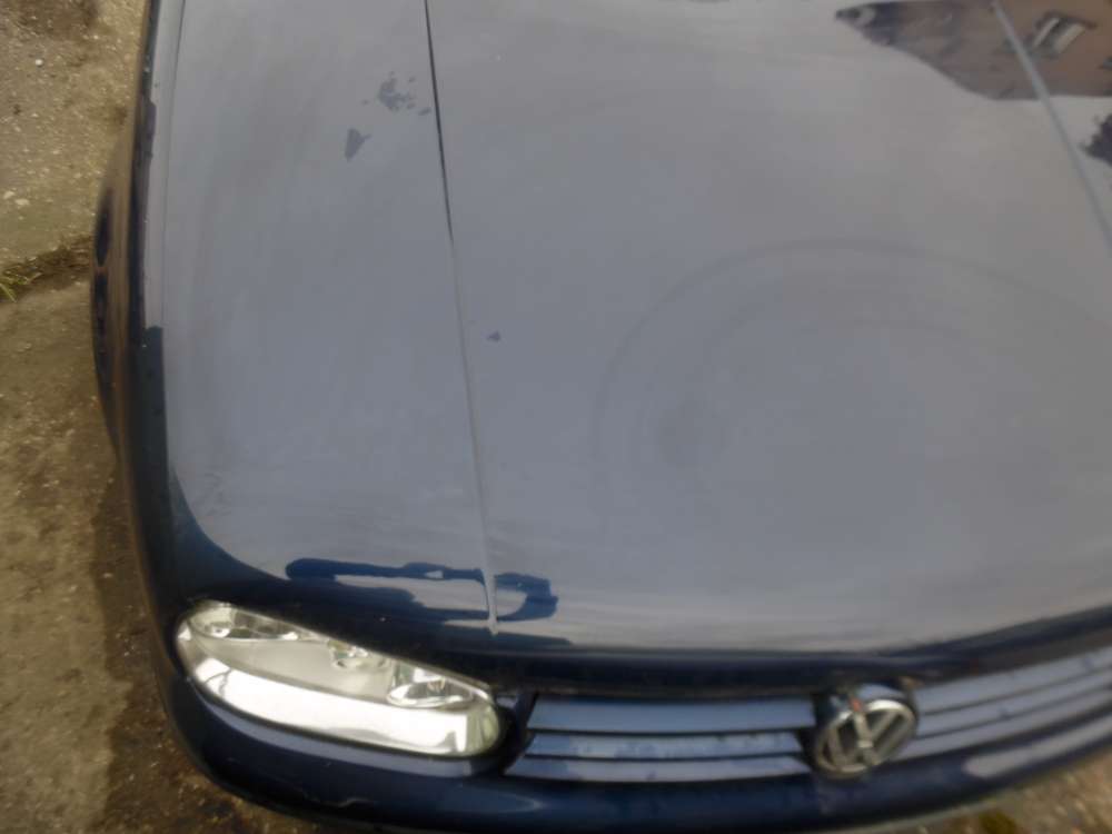 VW Golf IV 3-Türer Motorhaube Indigoblau : LB5N