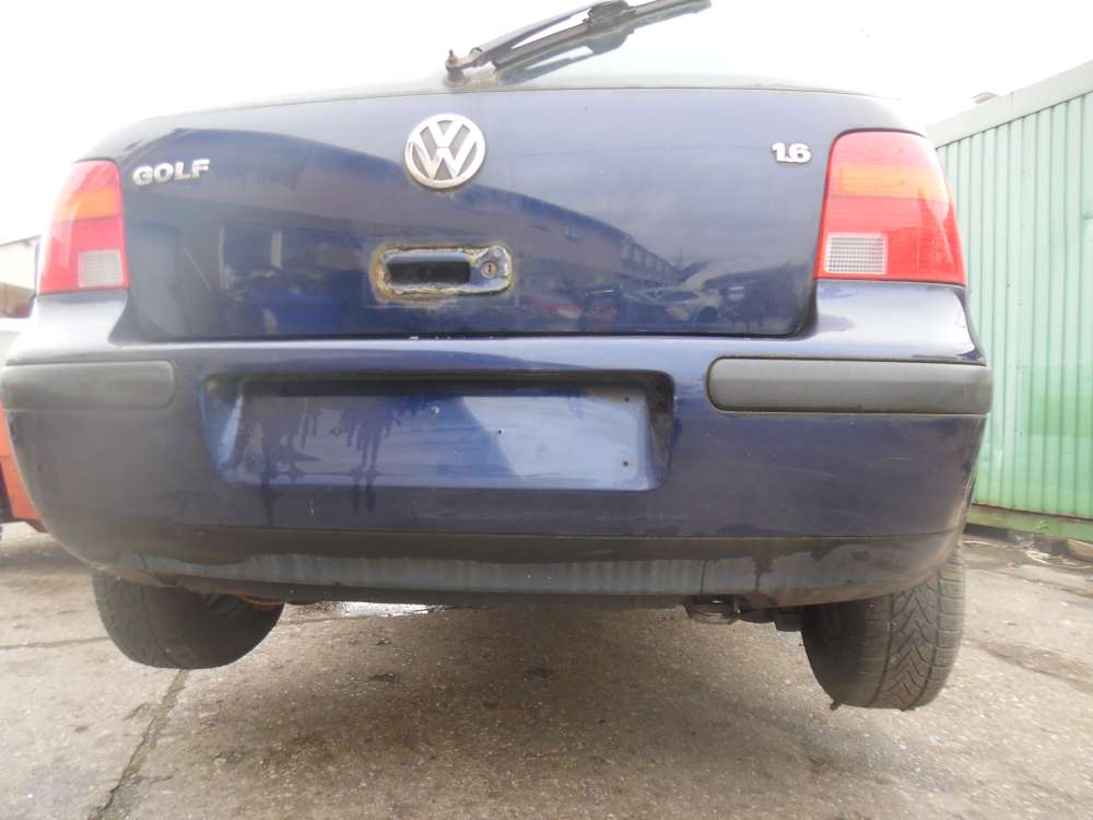 VW Golf IV 3-Türer Stoßstange Hinten Indigoblau : LB5N