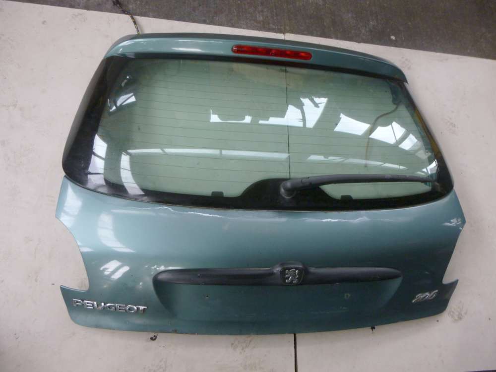Peugeot 206 2A/C Bj 1998 Heckklappe Hellgr?n