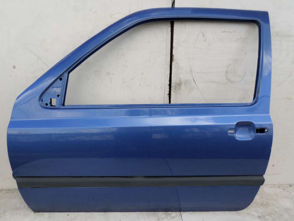 VW Golf III 3-Türer Tür Vorne Links Dunkelblau