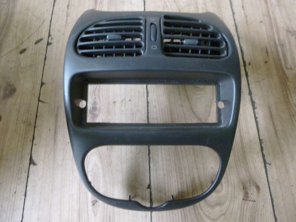 Peugeot 206 Mittelkonsole Lüftungsgitter Verkleidung 9624663577 9632109177