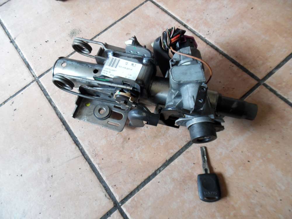 Skoda Octavia 1U Lenkung Lenks?ule Z?ndschlo? mit Schl?ssel 1U1419501H