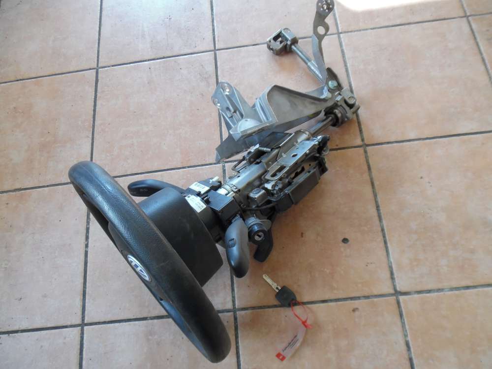 VW Polo 9N Lenks?ule mit H?henverstellung, Wischerhebel Lenkstockschalter mit Lenkrad 6Q0953503AD /6Q1419501AD