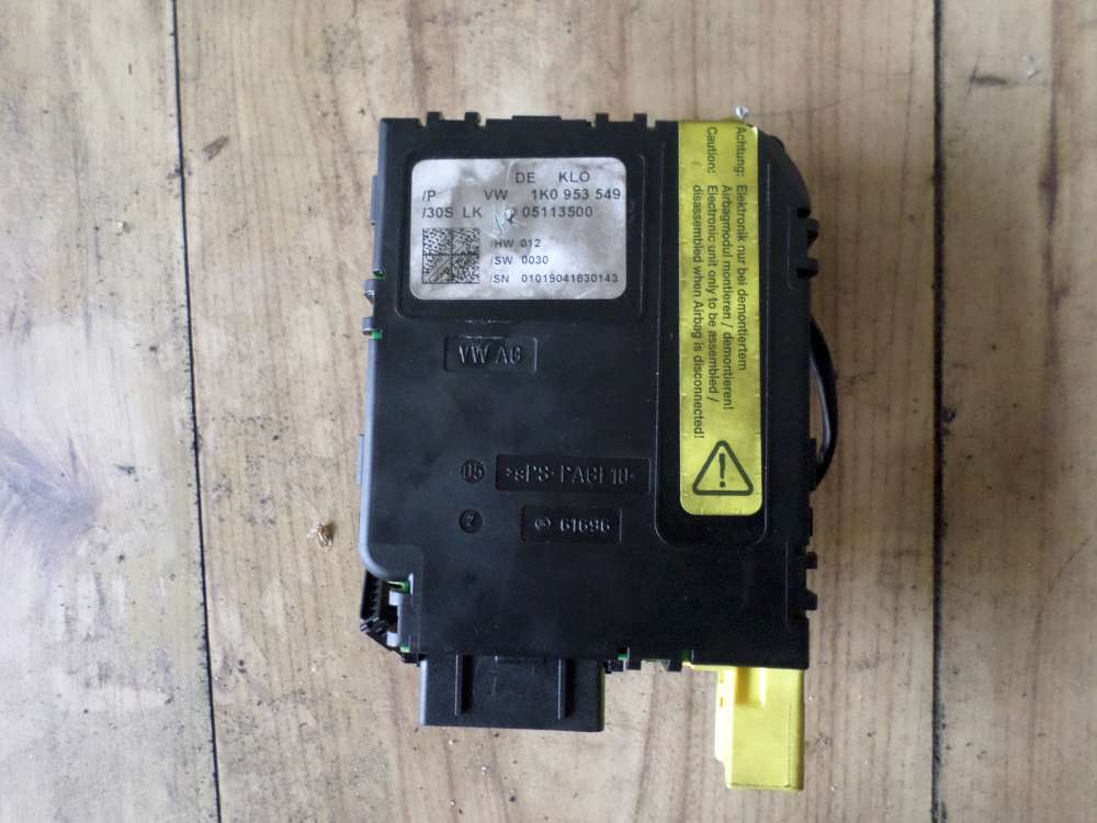 VW Touran 1T Lenks?ulensteuerger?t Steuerger?t 1K0953549