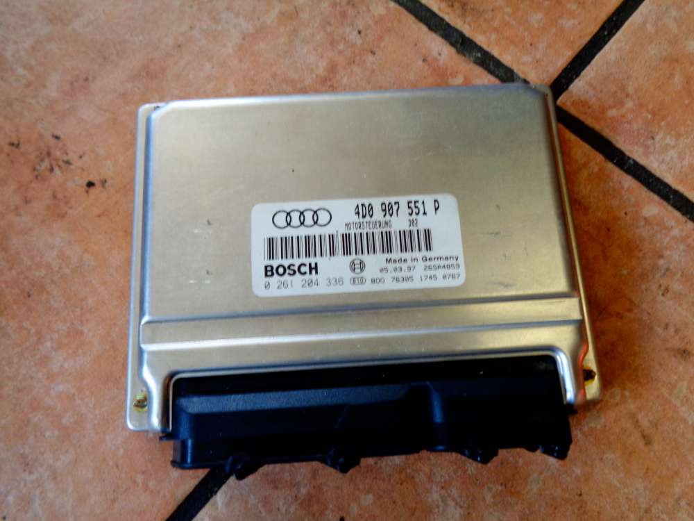 Audi A6 4B Bj:1998 Motor Steuergerät Motorsteuergerät 4D0907551