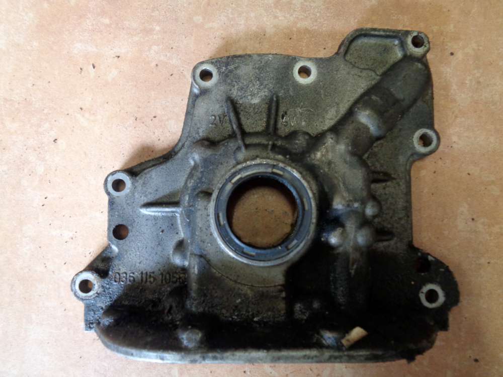 VW Polo 6N1VW Golf 4 Bora Stirnplatte Stirndeckel ?lpumpe 036115105B