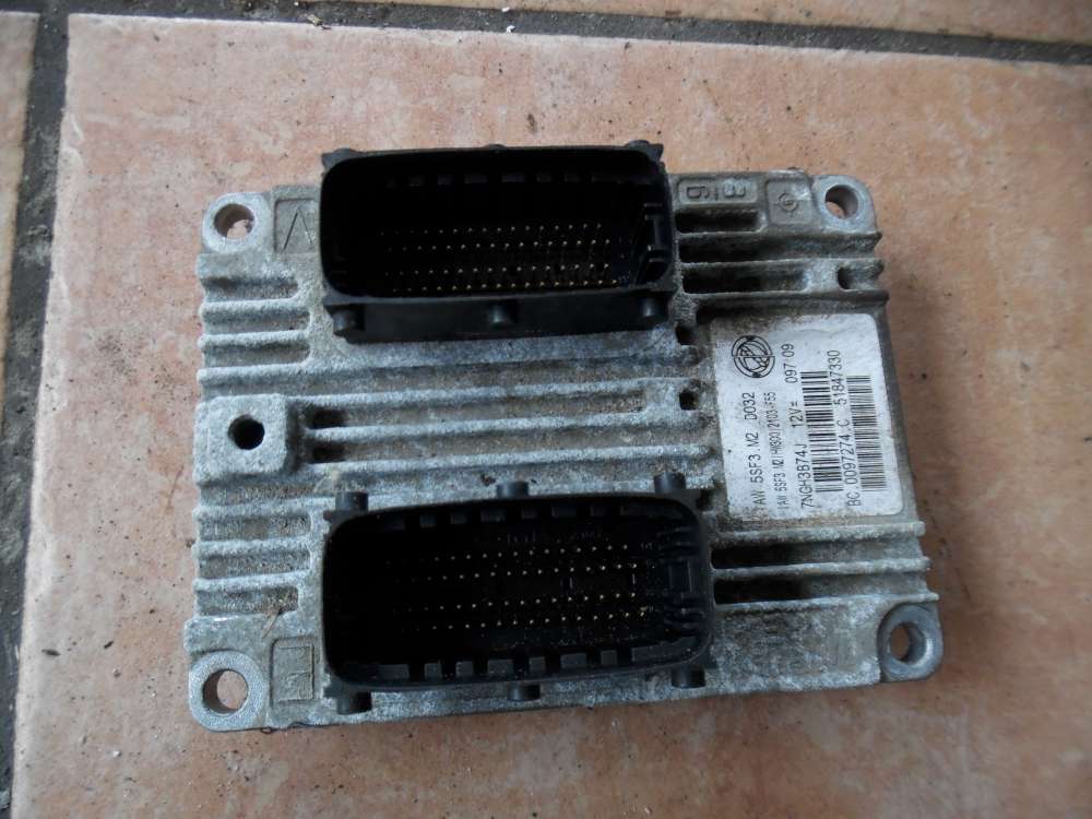 Fiat Punto 199 Motorsteuergerät IAW5SF3.M2 / 51847330 / BC.0097274.C