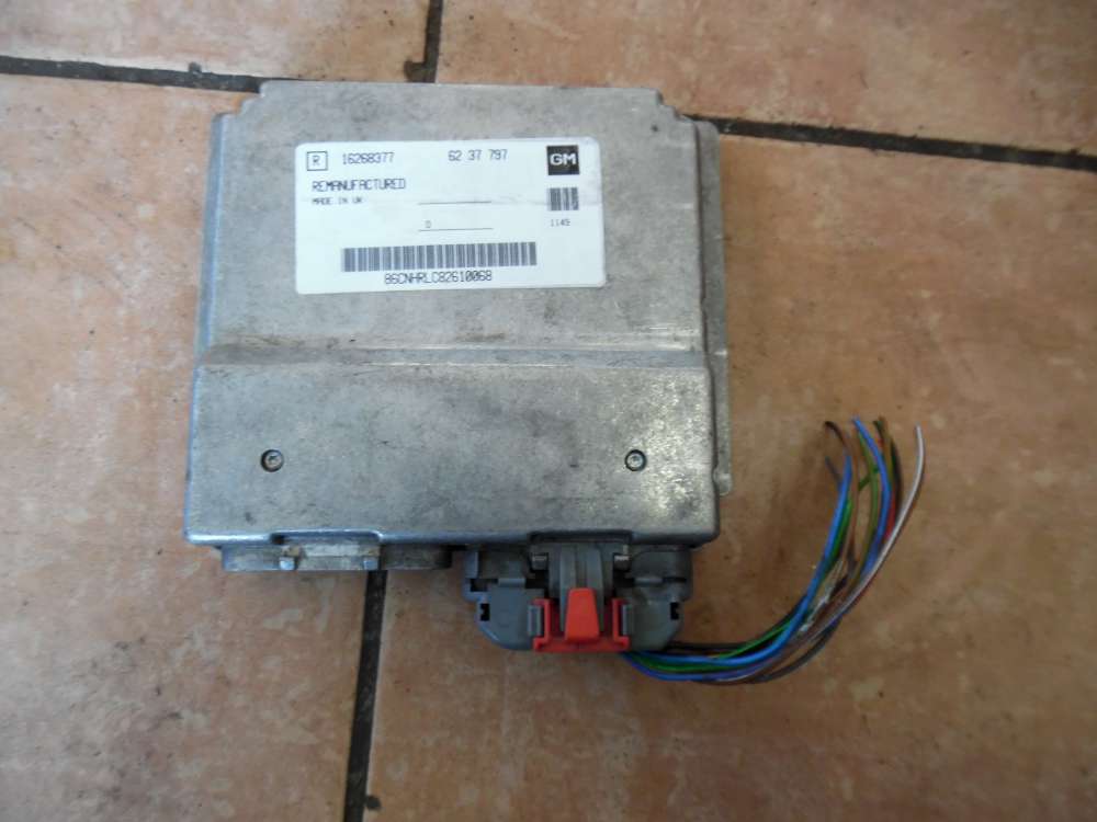 Opel Astra G Motorsteuergerät Steuergerät 16268377 6237797