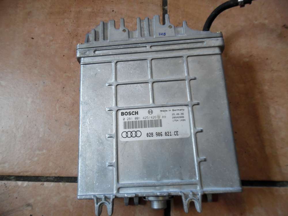 Audi A4 B5 Motorsteuergerät 028906021CE Bosch 0281001425426