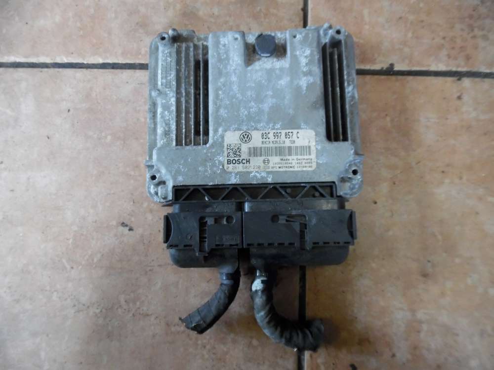 VW Golf V 1K Motorsteuergerät 03C997057C Bosch 0261S02230