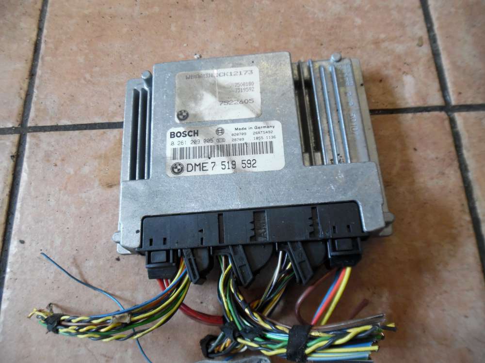 BMW 3er E46 1,8i Motorsteuerger?t 7519592 Bosch 0261209005