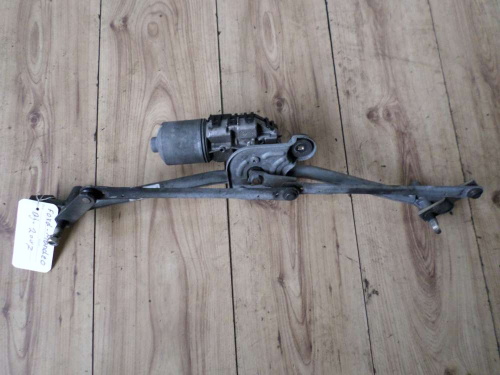 Ford Mondeo III Wischermotor mit Gestänge Vorne 1S7117504BF 1S7117508BD