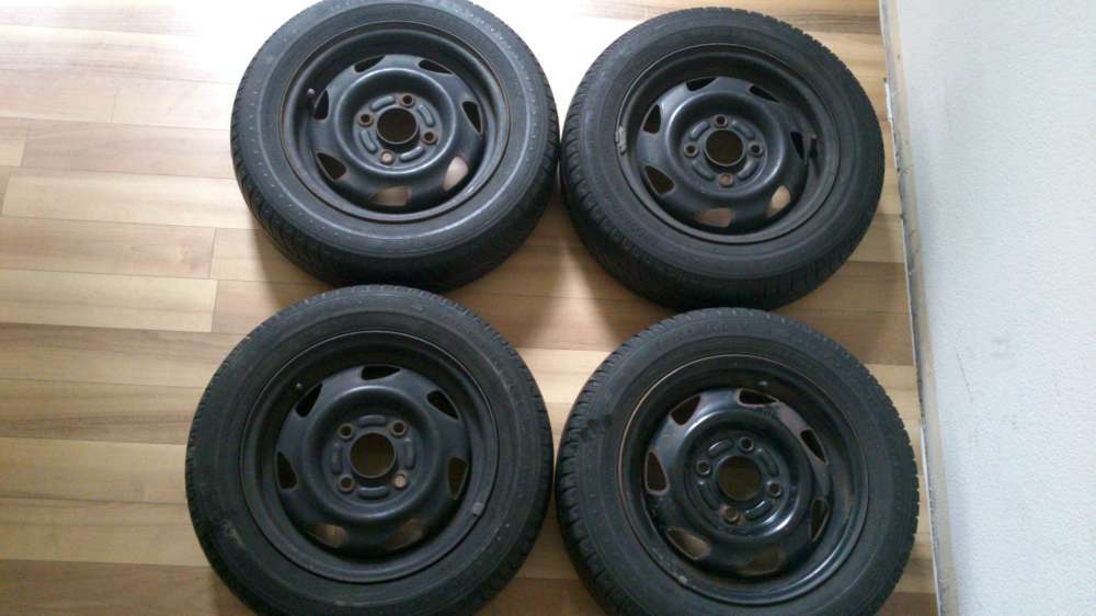 4x Alufelgen Sommerreifen Ford Ka Ford Fiesta 165/65 R13 77 T- XT1 Ford-Stahlfelgen 5Jx13 ET36