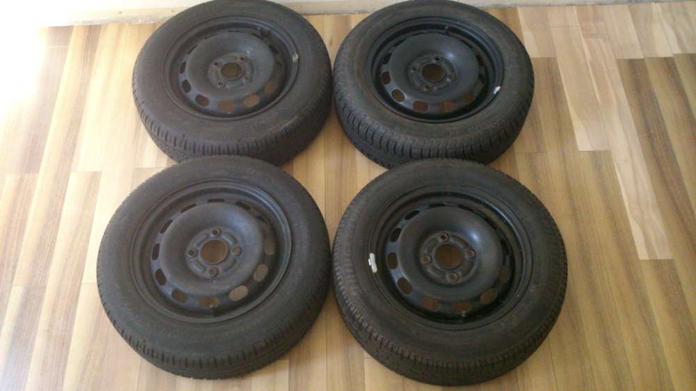 4 x Sommerreifen Stahlfelgen Ford Fiesta 175 / 65 R14 82T 5.5J x 14 ET:47.5 HD0407032S61