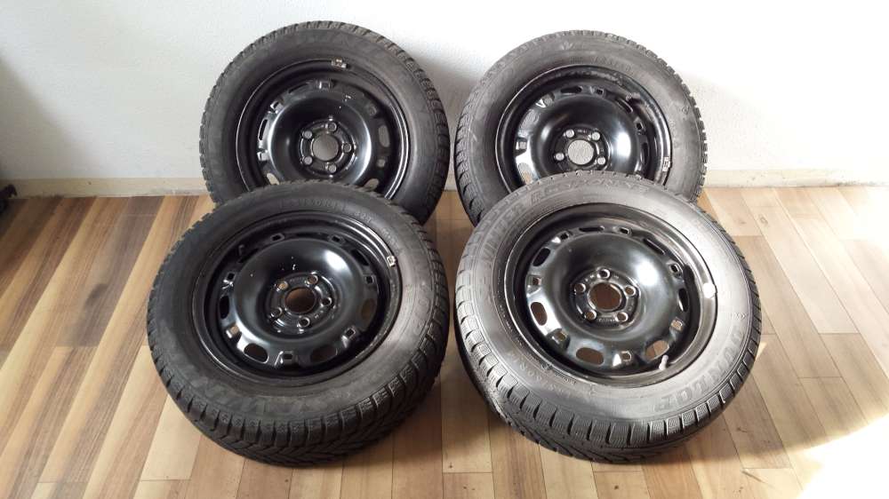 Winterreifen Dunlop VW Polo 9N (Fox - Skoda Fabia) 6Jx14H2 ET43 185/60 R14 82T