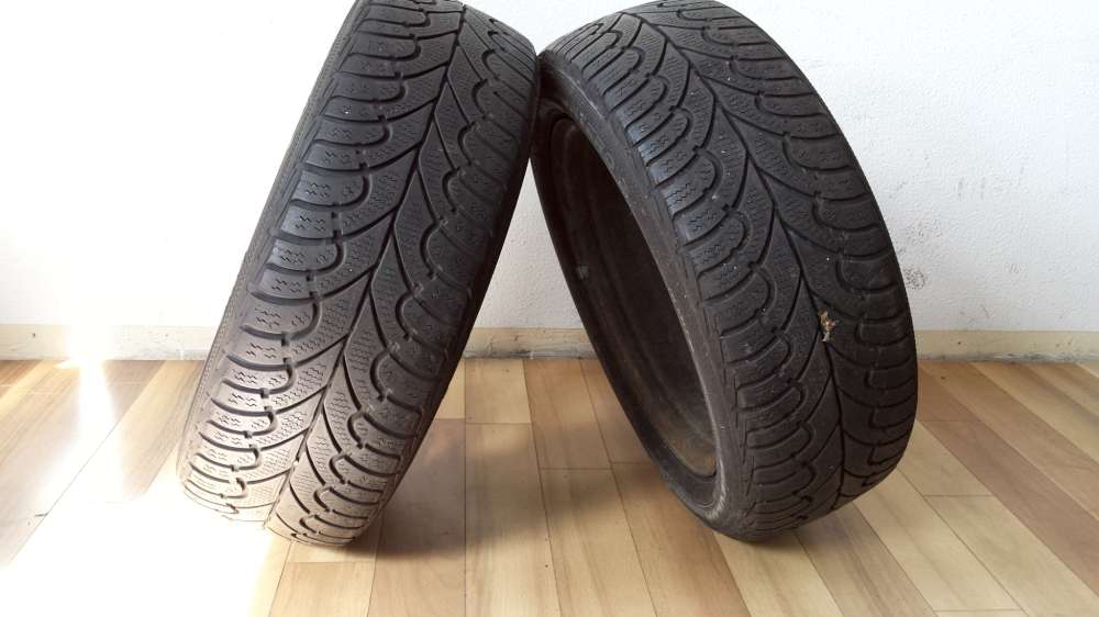 2 x Mercedes A- Klasse W168 Winterreifen Fulda 185/55 R15 82T, mit Felgen 5,5x15H2 ET:54