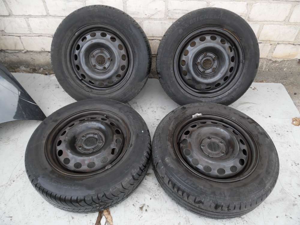 4 X Sommerreifen 195/65 R15 91T Renault Espace JE Bj:2001 6.5Jx15CH ET50