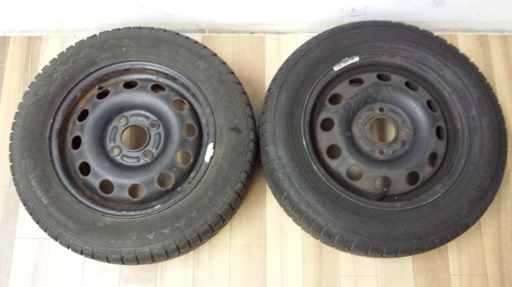 2 x Stahlfelgen F?r Ford Focus 5.5Jx14H2 ET: 47.5 185/65 R14 86T 4Loch