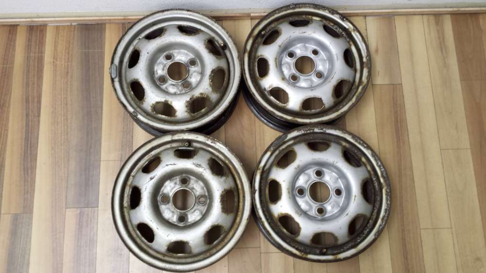 4 Stahlfelgen VW Polo ,VW Lupo ,Seat Arosa  4,5Jx13H2  ET35  4 Loch