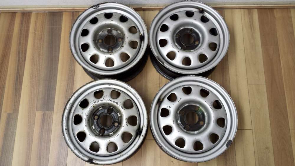 4 x Stahlfelgen VW Golf 3 6Jx14H2  ET 45  1H0601025P