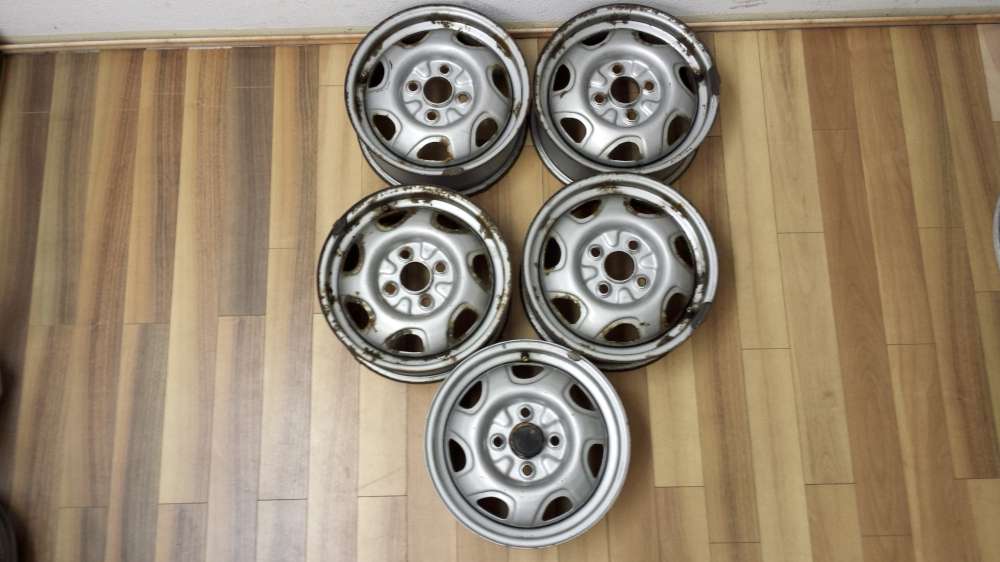 5 x Stahlfelgen f?r Ford Fiesta J13x5.00B  072693  4Loch