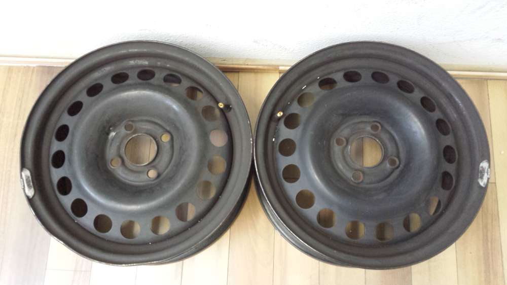 2 x Stahlfelgen F?r Opel Vectra und Astra 6Jx15 H2  4x100  ET:49