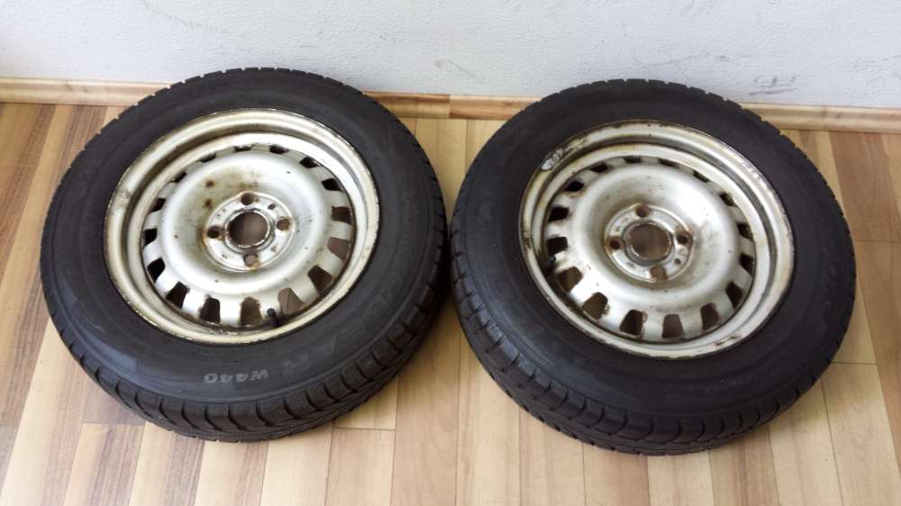 2 x Winterreifen Stahlfelgen Opel Astra / Vectra 175/70 R14 88T  LK 4x100 ET:39