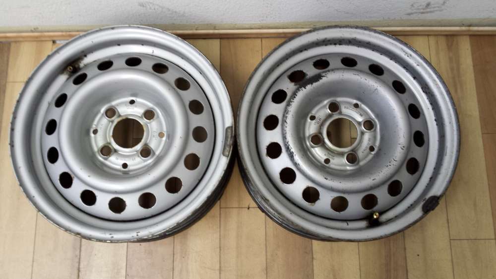 2 x Original Stahlfelgen f?r Seat 5.5Jx14H2 ET35 LK 4x100 6K9 601 027A/B