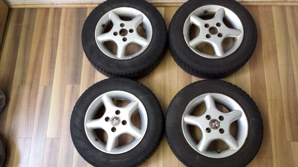 4x Winterreifen und Allwetterreifen Reifen Alufelgen 5.5Jx13 ET:39 165/70 R13 79 KBA 42623