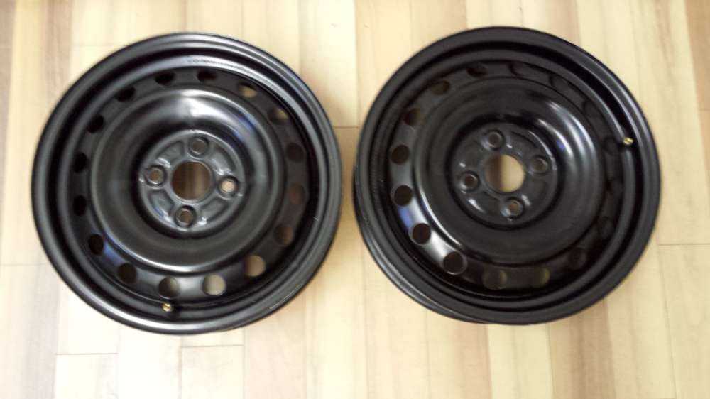 2 x Stahlfelgen f?r Toyota iQ 2009/2013 5Jx15H2  ET:45 KBA 43737 4Loch