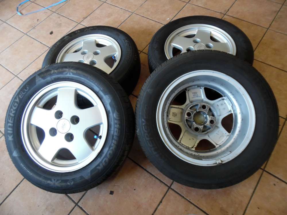 4x Alufelgen mit Reifen Hankook Sommerreifen F?r Ford Focus 185/65R14 86H 5,5J14 H2   ET30,5