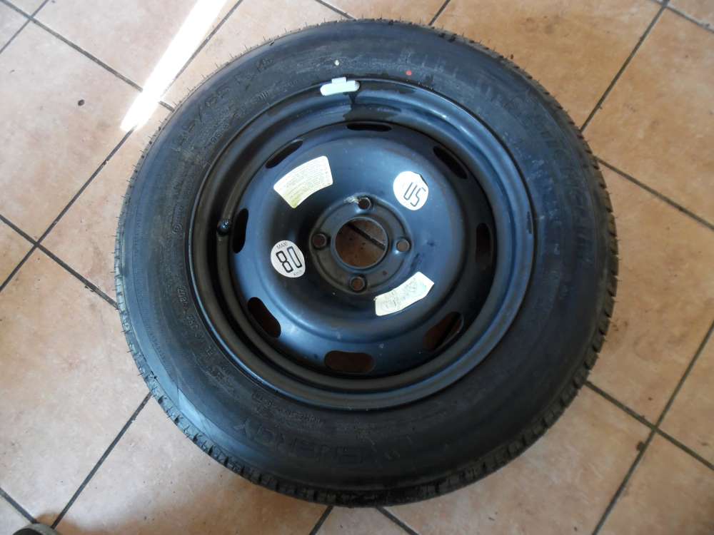 Stahlfelge Ersatzrad Reserverad 195/65R1591H 6JX15H2 ET27 (DOT0807)