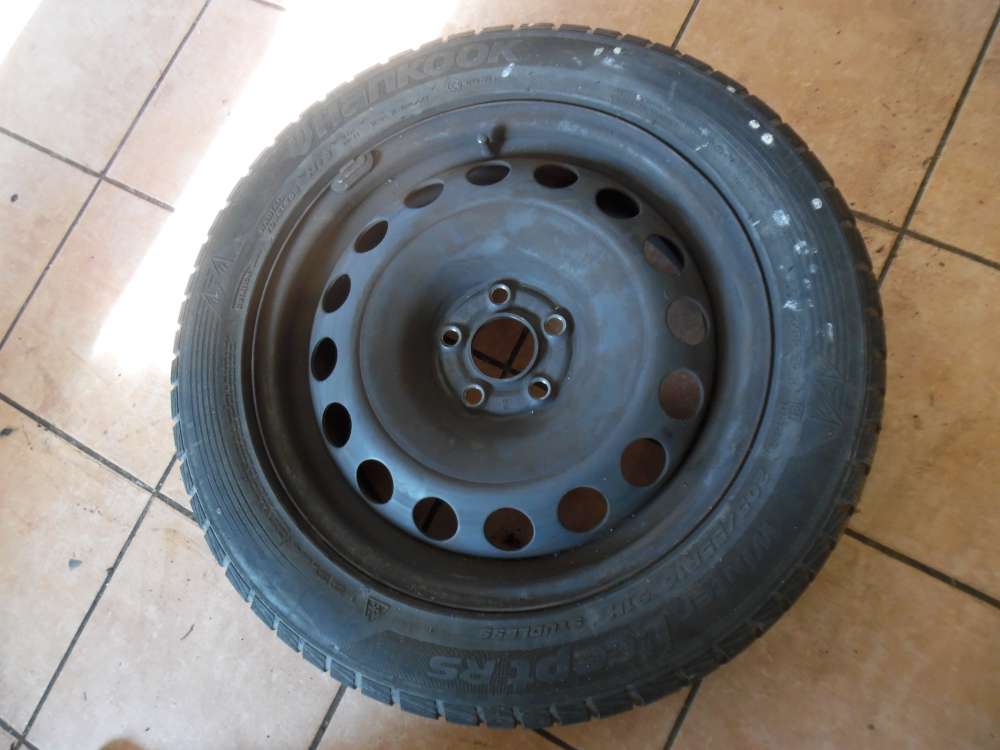1x Stahlfelge mit Reifen Hankook Winter 205/55R1691H 6,5Jx16 1J0601027 162701 ET42