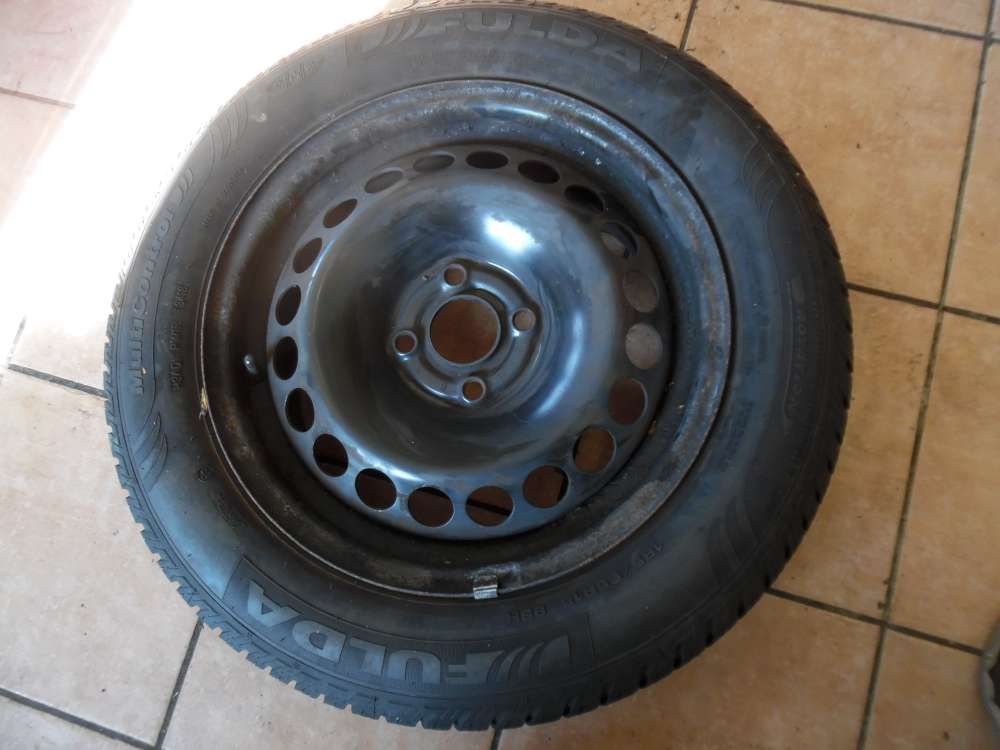 1x Stahlfelge mit Reifen Ganzjahresreifen opel Corsa D 205/55R1691H 6Jx16 155001 ET39