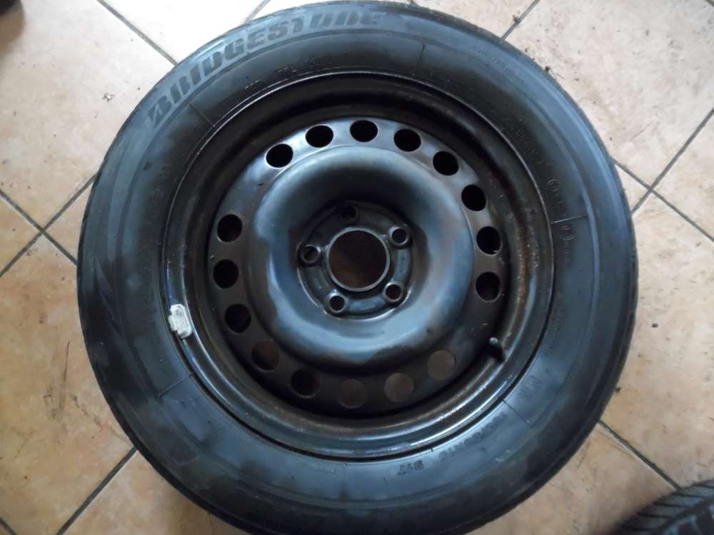 Stahlfelge mit Winterreifen 195/65R15 91T Blizzak 6x15H2 ET43 OP515017