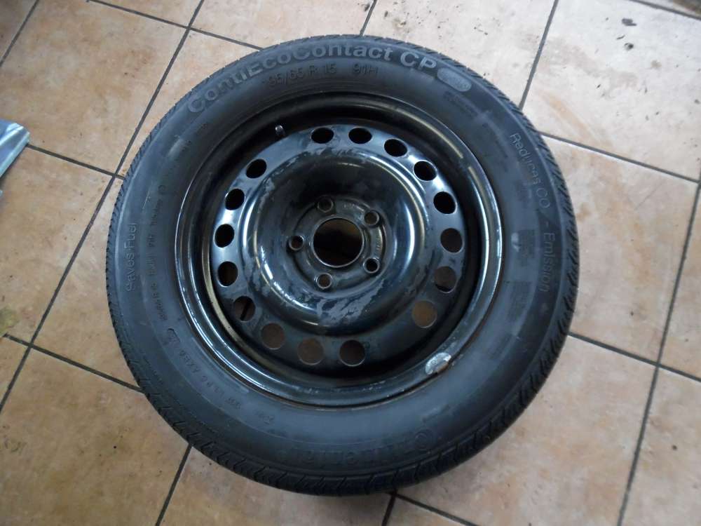 1x Stahlfelge mit Sommerreifen Opel Vectra B 195/65R15 91H Continental 6Jx15 ET49