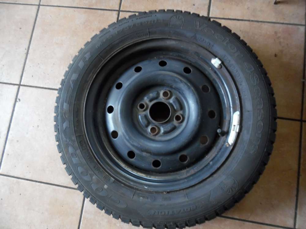 1x Stahlfelgen mit Ganzjahresreifen Goodyear Vector 4Seasons 175/65 R14 82T 14x5J
