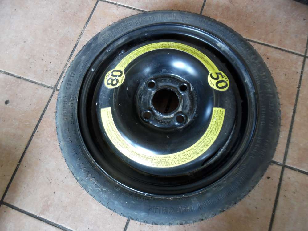 Ersatzrad Reserverad VW Polo 6N 3,5x14H2 ET42 T105/70 R 14 84M 6N0601025