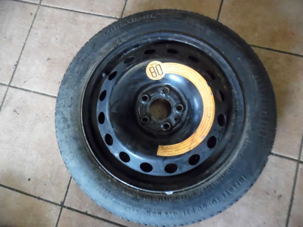 Ersatzrad Reserverad Fiat Stilo T125/80B15 95M 400Bx15H ET35
