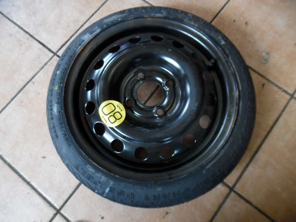 Ersatzrad Reserverad Notrad Nissan Micra K12 T105/70R14 84M